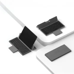 Pawa Tri-Fold Wireless Keyboard With Touchpad - Black
